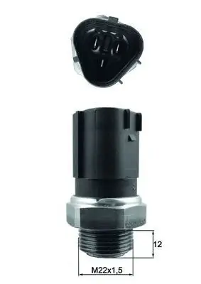 Interrupteur de température, ventilateur de radiateur MAHLE ORIGINAL TSW 65